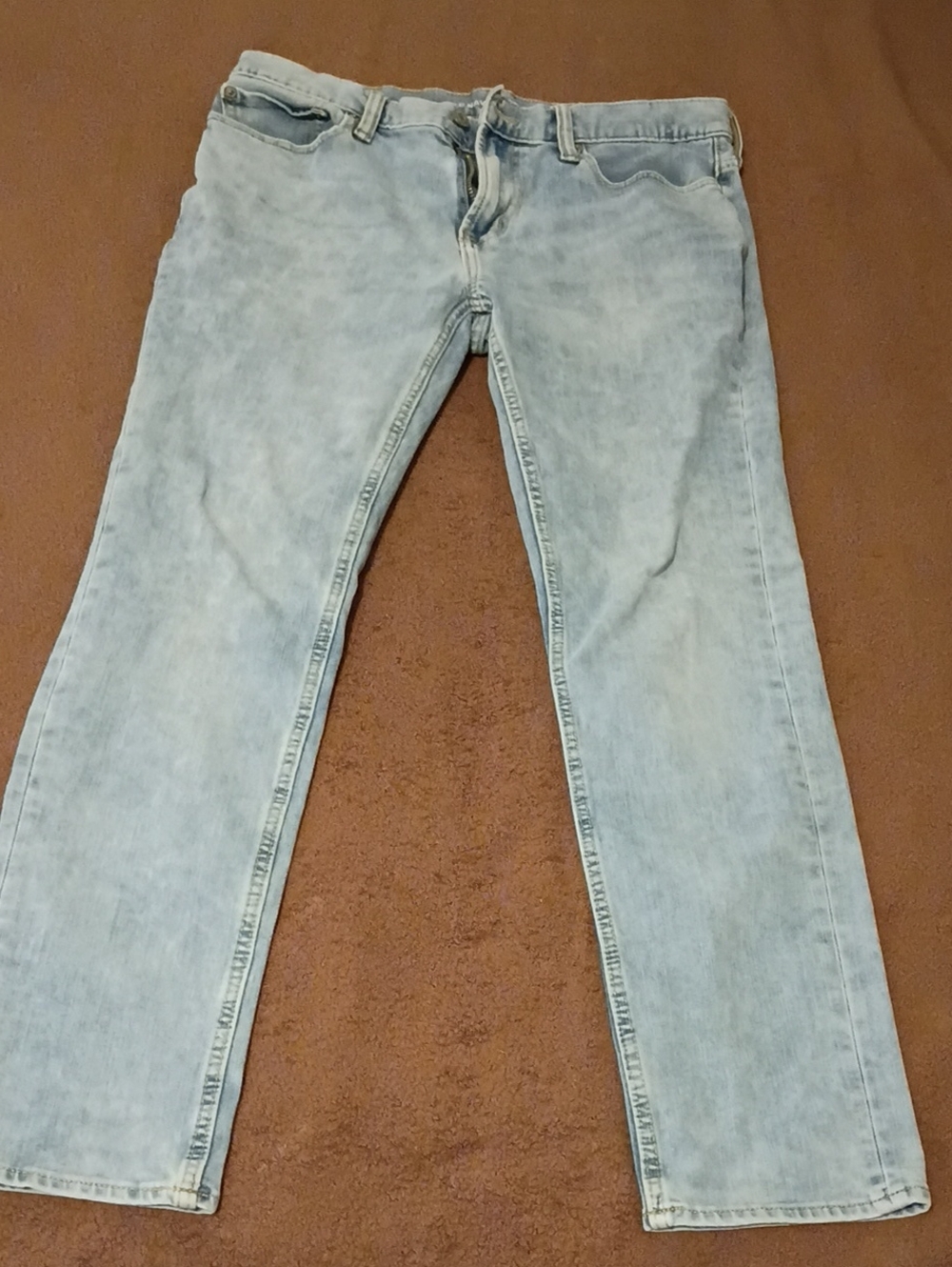 Old Navy Pale Blue Straight Leg Jeans